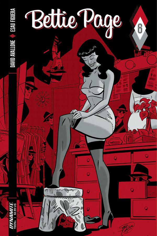 Bettie Page #6 (Cover B Chantler)
