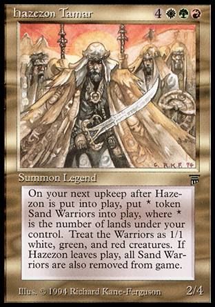 Hazezon Tamar (Legends) Trading Card