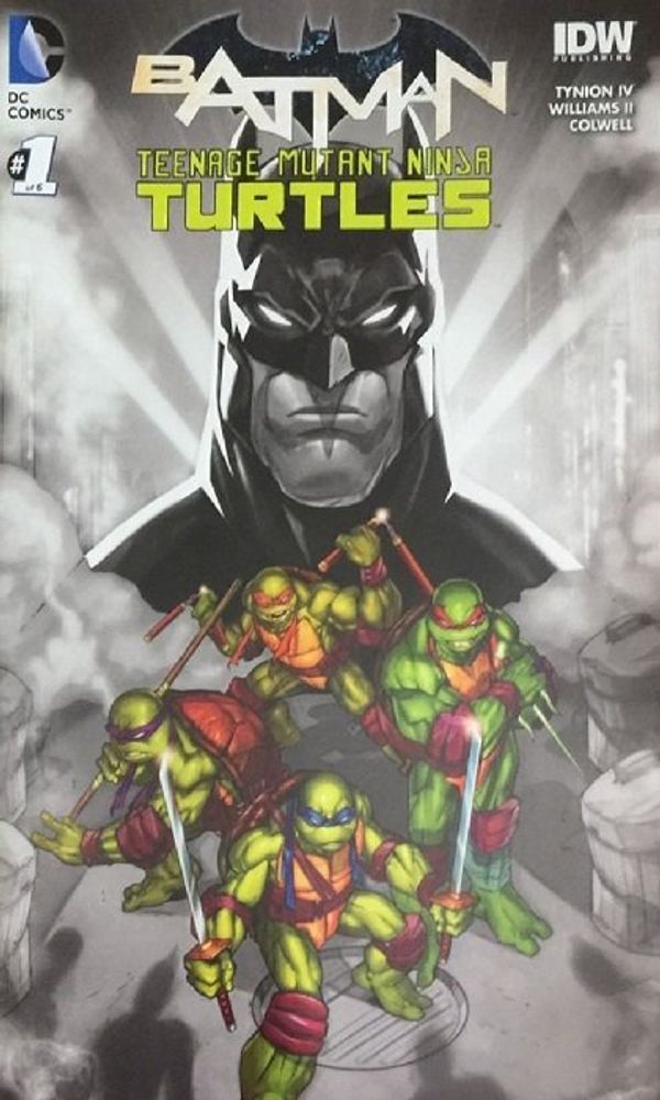 Batman/Teenage Mutant Ninja Turtles #1 (Amazing Arizona Partial Sketch Variant)