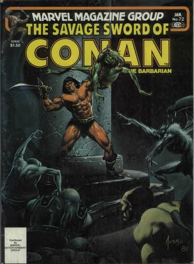 The Savage Sword of Conan #72 Comic