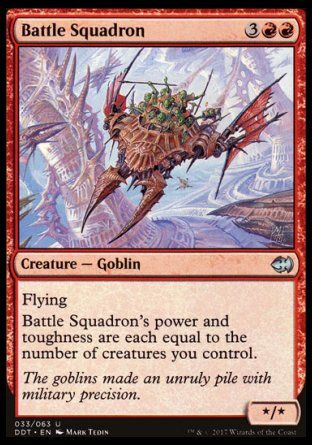 Battle Squadron (Merfolks vs. Goblins) Trading Card