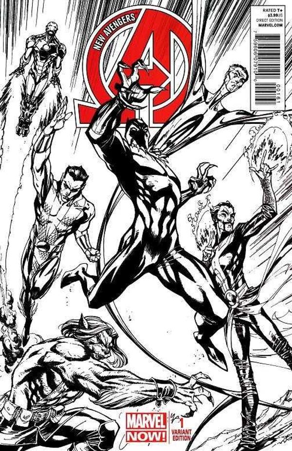 New Avengers #1 (Campbell Sketch Cover)