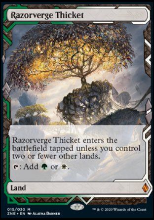 Razorverge Thicket (Zendikar Rising Expeditions) Trading Card