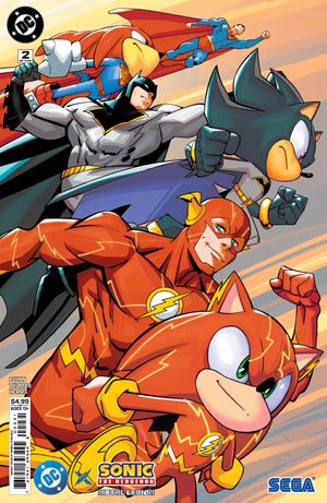 DC X Sonic The Hedgehog The Metal Legion #2 (Cvr C Daniele Di Nicuolo Card Stock Variant)