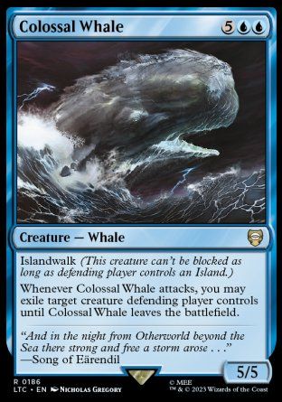 Colossal Whale (The Lord of the Rings Commander Decks) Trading Card