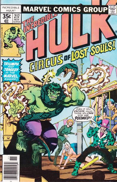 Incredible Hulk #217 Comic