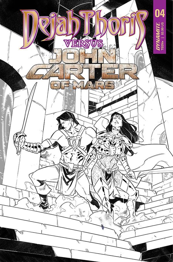 Dejah Thoris Vs John Carter Of Mars #4 (Cover E 10 Copy Cover Miracolo B&am)