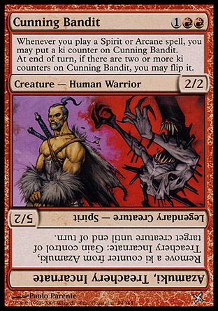 Cunning Bandit (Betrayers of Kamigawa) Trading Card