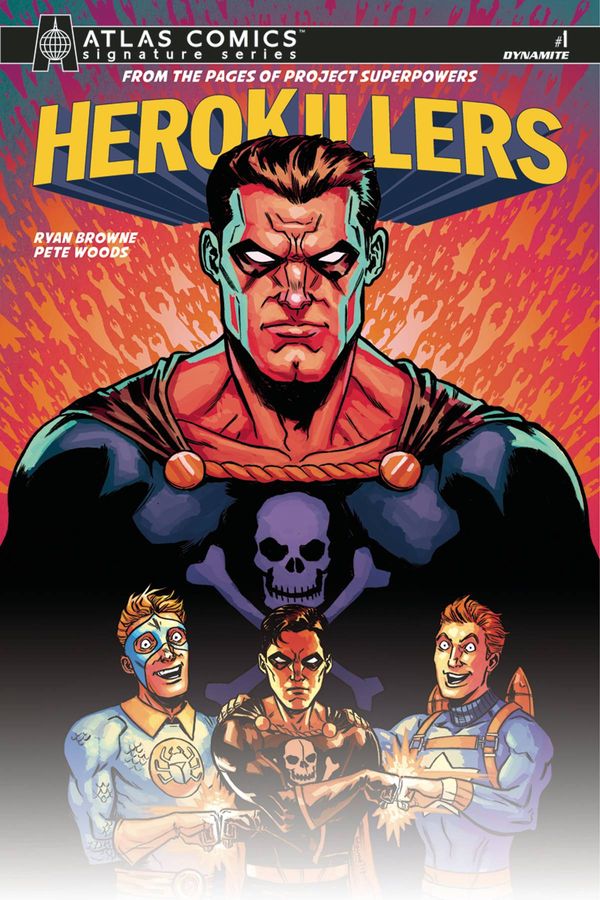 Project Superpowers Hero Killers #1 (Atlas Comics Signature Series Ryan Browne Signed Edition)