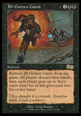 Ill-Gotten Gains (Urza's Saga) Trading Card