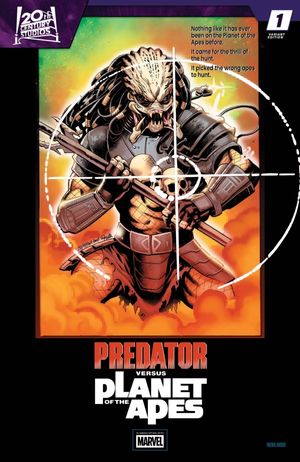 Predator vs. the Planet of the Apes #1 (Chris Campana Movie Poster Homage Variant)