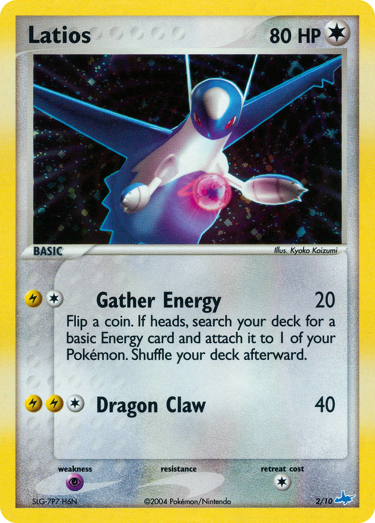 Latios (2/10) - EX Trainer Kit Latios Pokémon Card