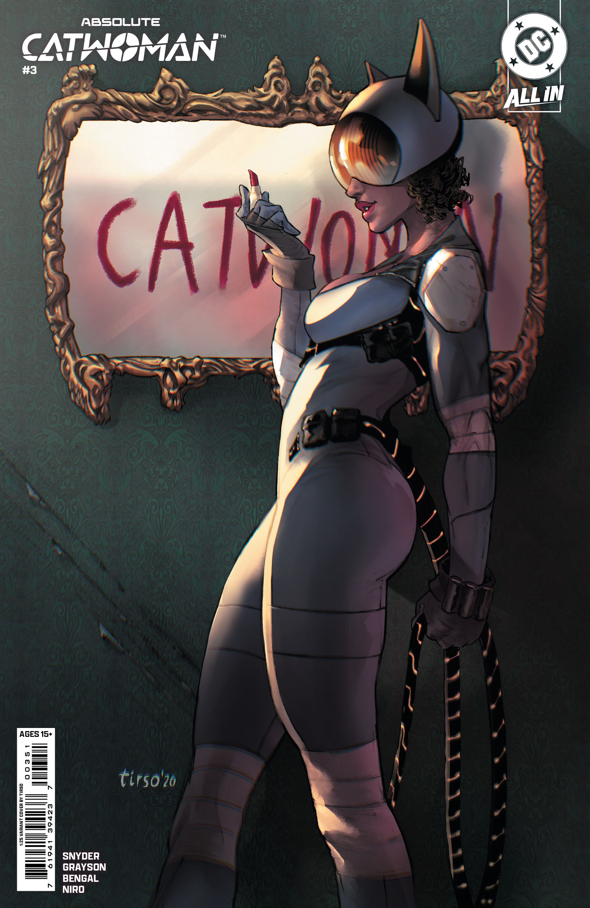 Absolute Catwoman #3 (Cvr E Inc 1:25 Tirso Card Stock Var) Comic