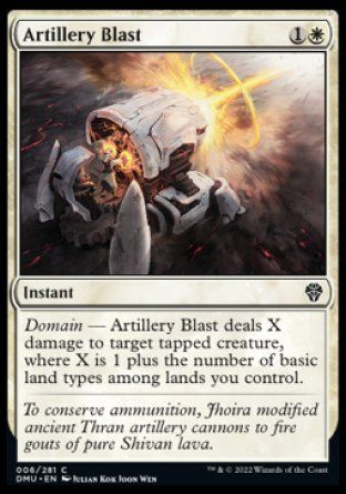 Artillery Blast (Dominaria United) Trading Card