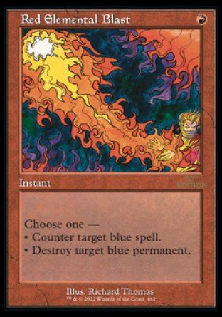 Red Elemental Blast (Magic 30th Anniversary Edition - Old Frame) Trading Card