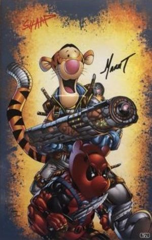 Do You Pooh #1 Cable Deadpool 1 Virgin Edition comic cover