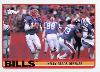 Jim Kelly 1989 Topps #40 Sports Card