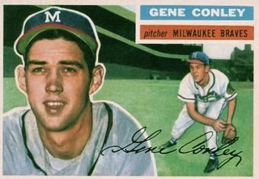 Gene Conley 1956 Topps #17 Sports Card