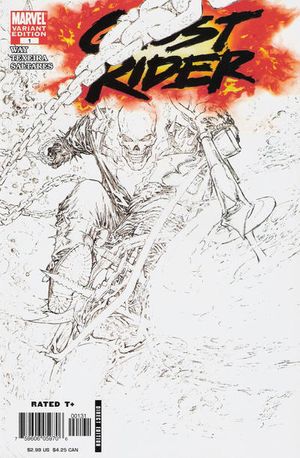 Ghost Rider #1 (Sketch Cover)