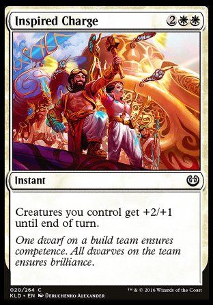 Inspired Charge (Kaladesh) Trading Card