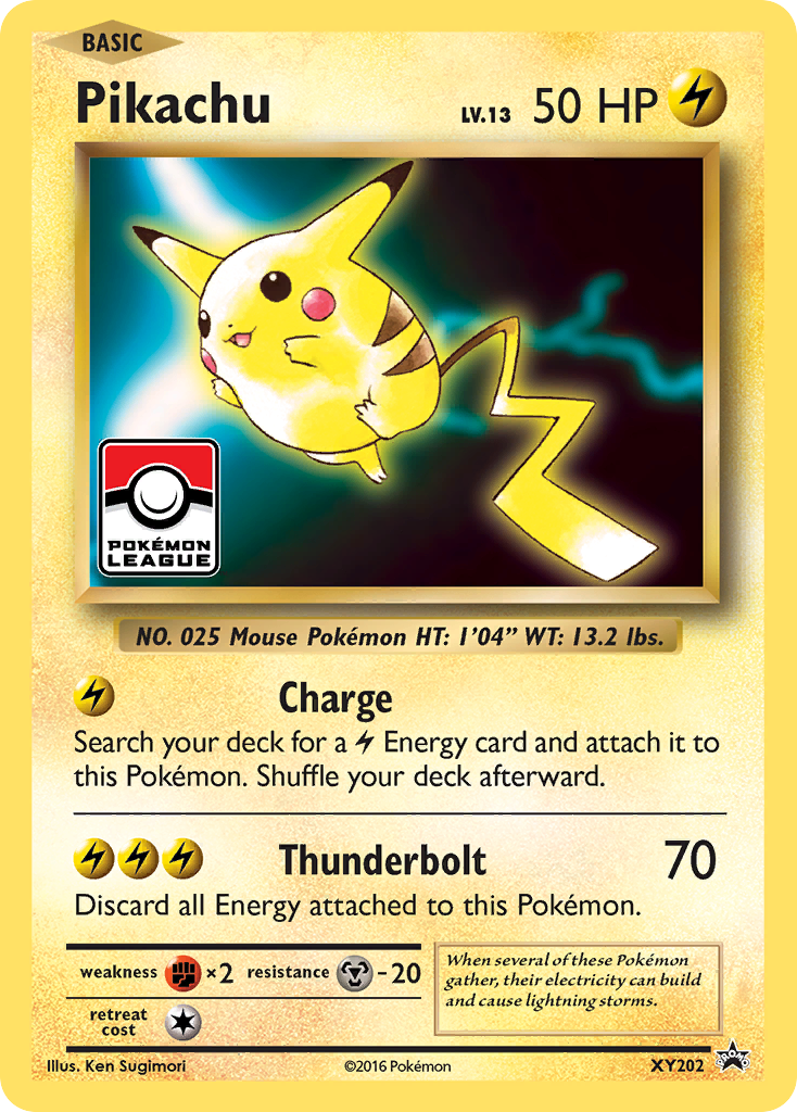 Pikachu (XY202) - XY Black Star Promos Pokémon Card