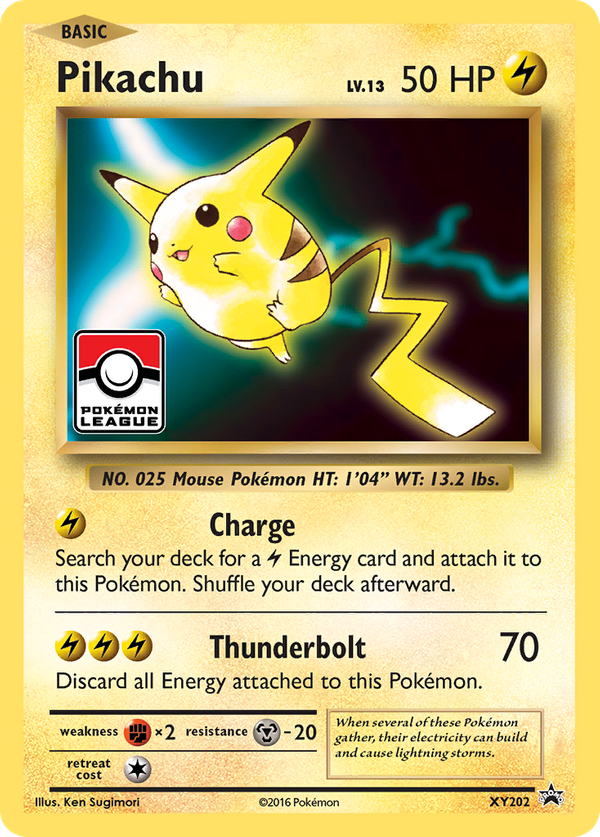 Pikachu (XY202) - XY Black Star Promos