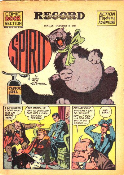 Spirit Section #10/8/1944 Comic