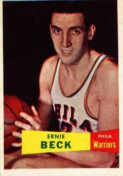 Ernie Beck 1957 Topps #36 Sports Card