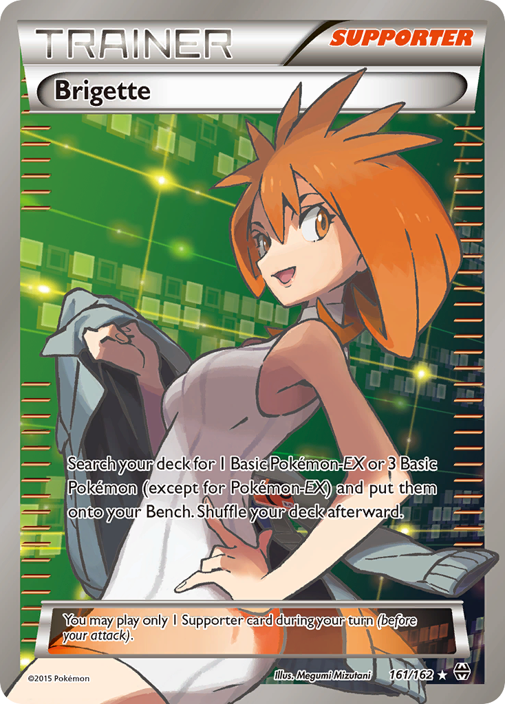 Brigette (Trainer: Supporter) (161/162) - BREAKthrough Pokémon Card