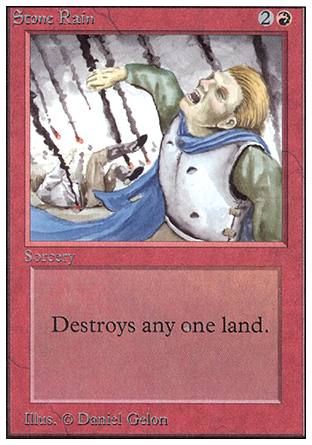 Stone Rain (Unlimited) Trading Card