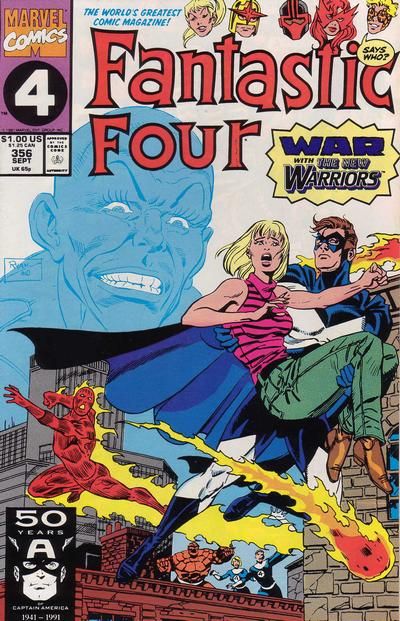 1991 Tom DeFalco & Paul Ryan Fantastic Four Vol.1 No.359 