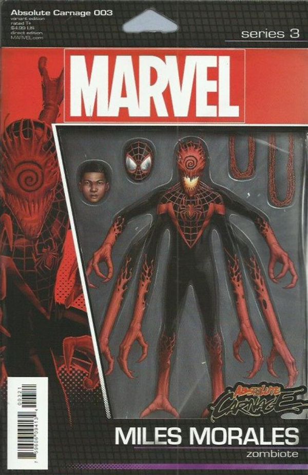 Absolute Carnage #3 (Christopher Action Figure Variant Ac)