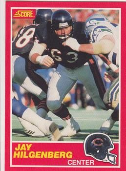 Jay Hilgenberg 1989 Score #150 Sports Card