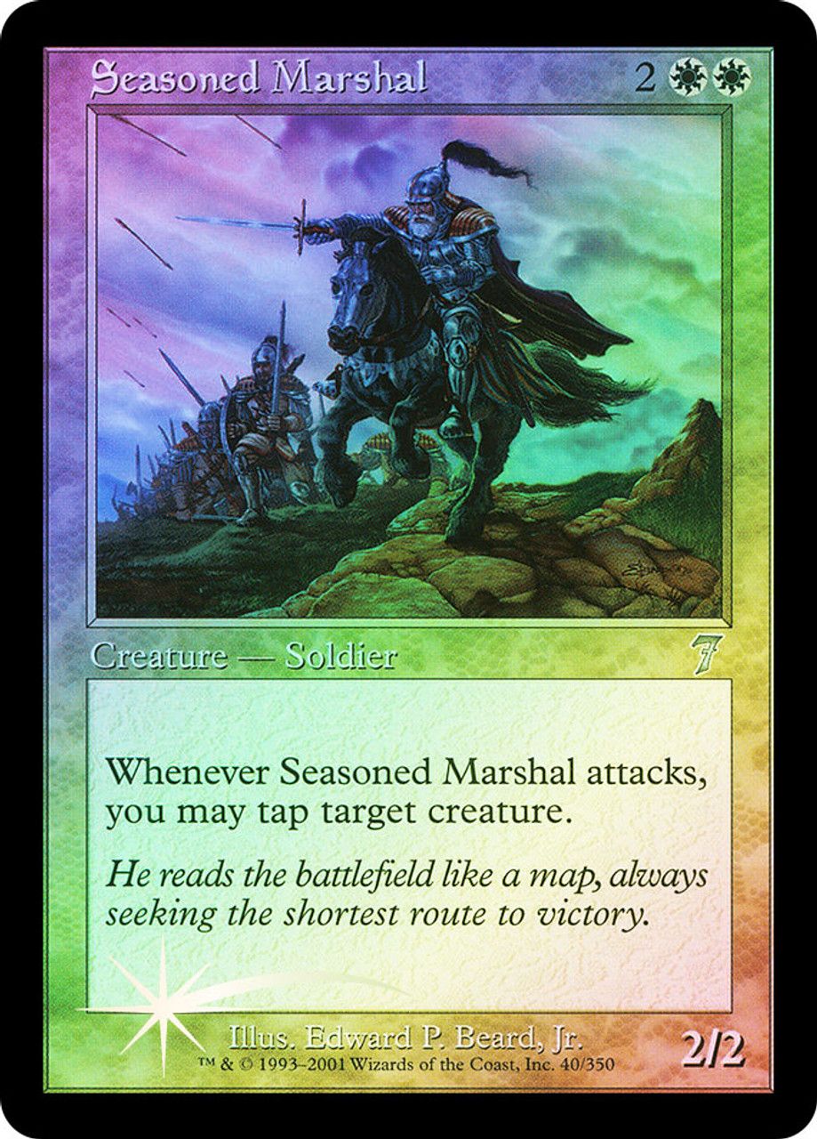 Seasoned Marshal (7th Edition - Foil) Trading Card