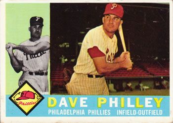 Dave Philley 1960 Topps #52 Sports Card