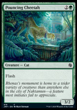 Pouncing Cheetah (Jumpstart) Trading Card