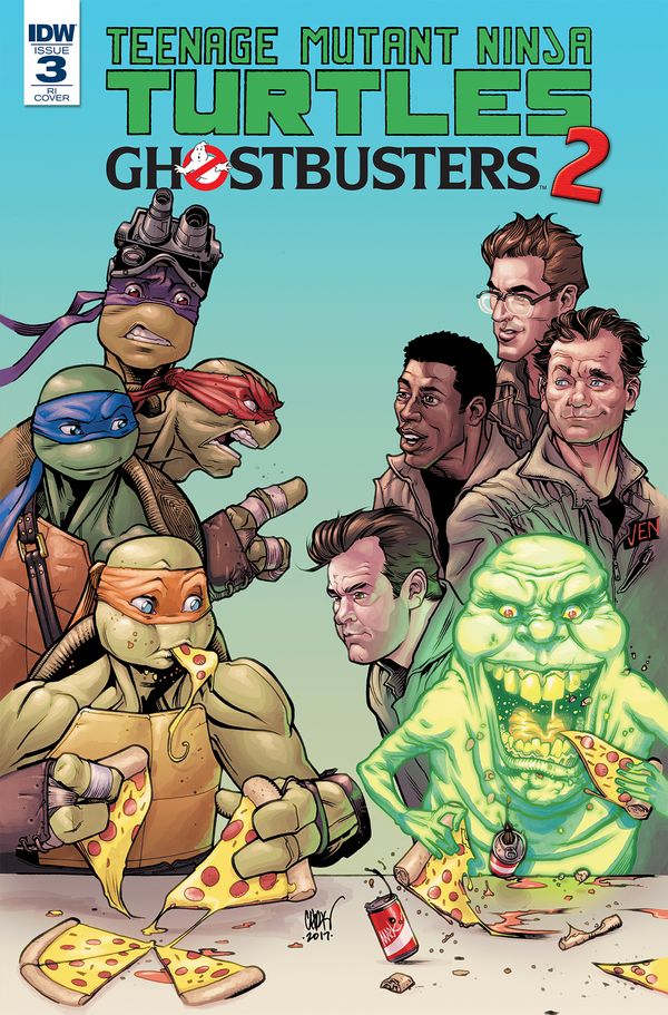 Teenage Mutant Ninja Turtles/Ghostbusters II #3 (10 Copy Cover)
