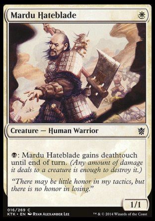 Mardu Hateblade (Khans of Tarkir) Trading Card