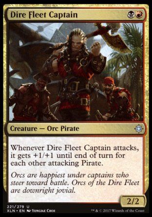 Dire Fleet Captain (Ixalan) Trading Card