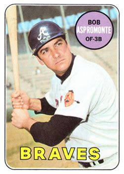 Bob Aspromonte 1969 Topps #542 Sports Card