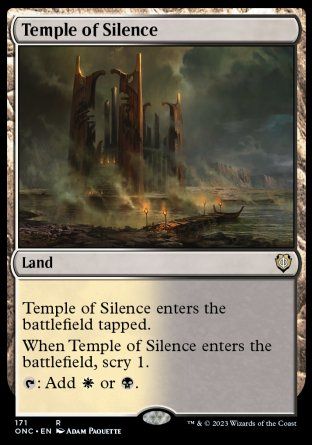 Temple of Silence (Phyrexia: All Will Be One Commander Decks) Trading Card