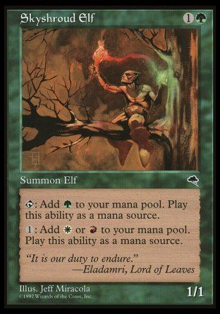 Skyshroud Elf (Tempest) Trading Card