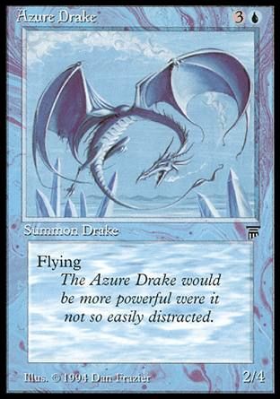 Azure Drake (Legends) Trading Card