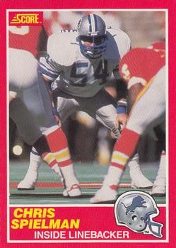 Chris Spielman 1989 Score #167 Sports Card