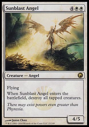 Sunblast Angel (Scars of Mirrodin) Trading Card