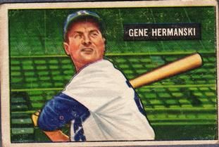 Gene Hermanski 1951 Bowman #55 Sports Card