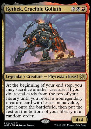 Kethek, Crucible Goliath (Phyrexia: All Will Be One) Trading Card