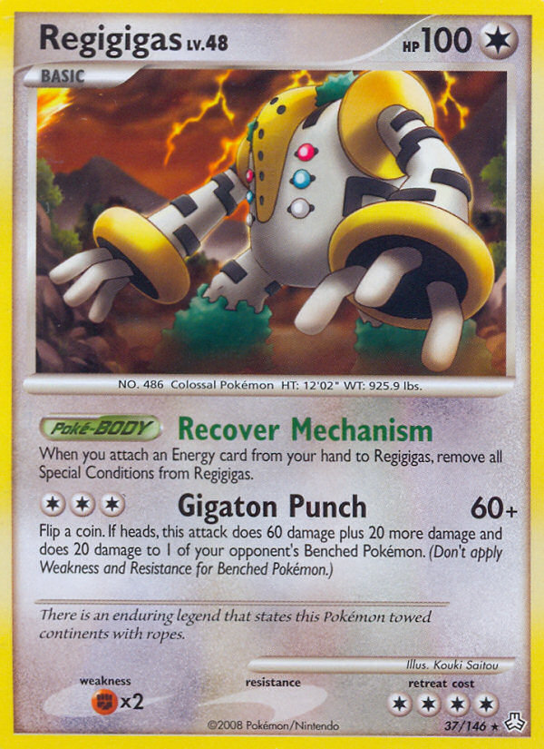 Regigigas (37/146) - Legends Awakened Pokémon Card