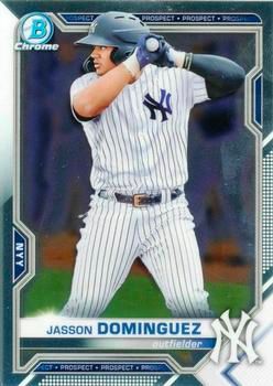 Jasson Dominguez 2021 Bowman Chrome - Prospects Baseball #BCP-213 Sports Card