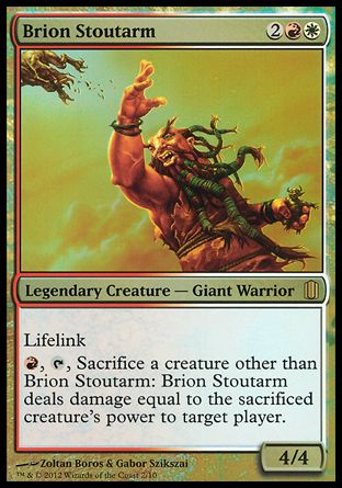 Brion Stoutarm (Commander's Arsenal) Trading Card